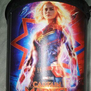 Captain Marvel Marvel Studios Movie Theater Popcorn Bucket Souvenir Regal